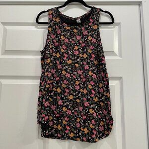 Women's Old Navy Floral Scoop-Neck Tank Top L